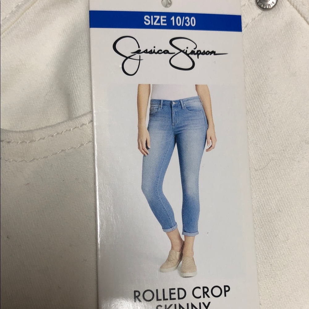 Jessica Simpson Sky Blue Cropped Jeans